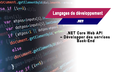 .NET Core Web API – Developing back-end services
